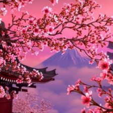 Схема вышивки «Япония»