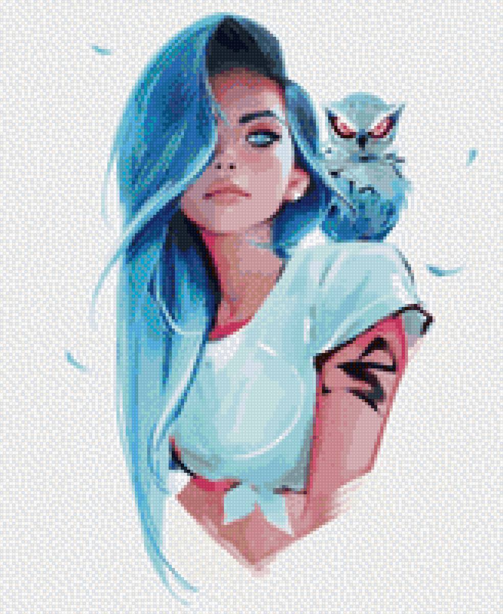 Дева - дева. сова. - предпросмотр