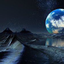 Схема вышивки «космос»