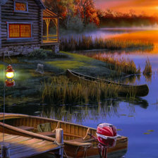 Домик у озера