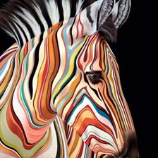 Схема вышивки «Зебра»