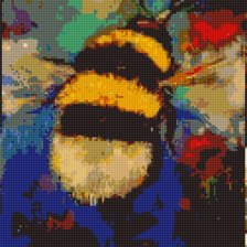 Схема вышивки «Шмель»