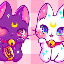 Схема вышивки «Киски»