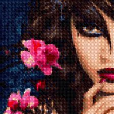 Схема вышивки «Взгляд»