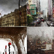 Схема вышивки «Город дождей»