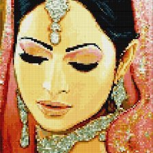 Схема вышивки «индианка»