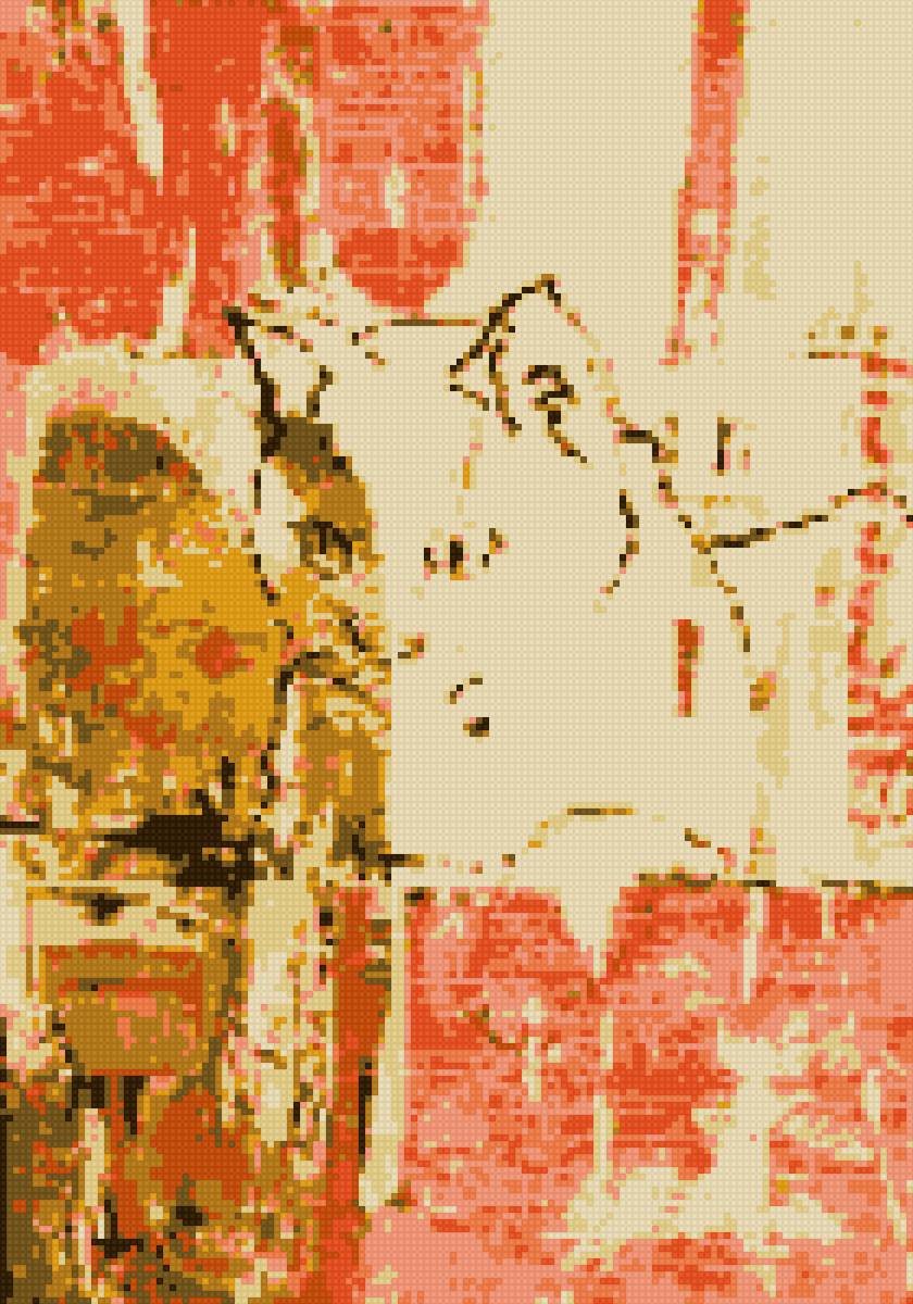 кот абстракция - кот - предпросмотр