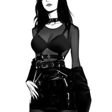 Схема вышивки «Черная бестия»