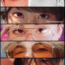 Схема вышивки «Сияние глаз»