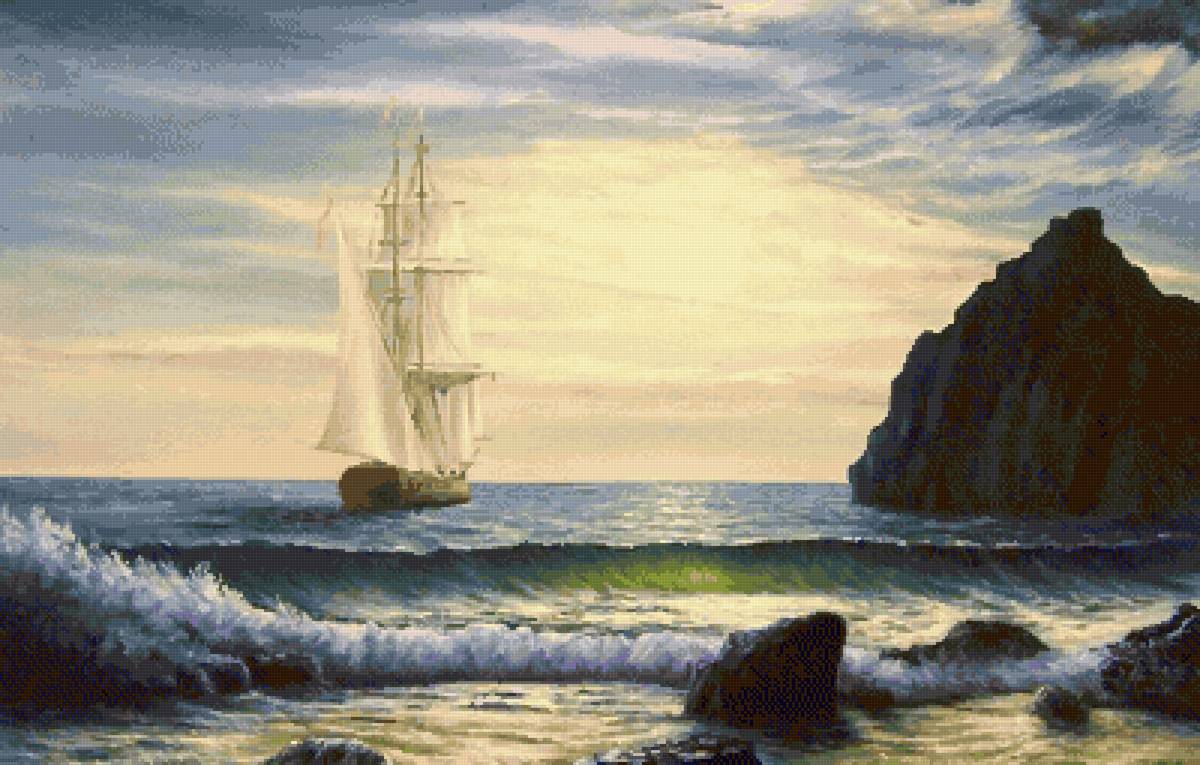 Морской пейзаж - море, пейзаж - предпросмотр