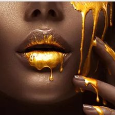 Схема вышивки «Губы»