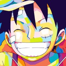 Схема вышивки «Монки Ди. Луффи»