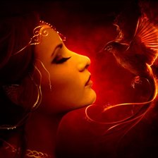 Схема вышивки «Дева»