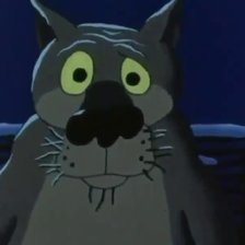 Схема вышивки «волк»