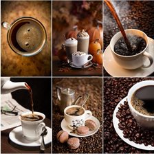 Схема вышивки «Кофе»