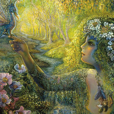 Схема вышивки «Картина Ж. Уолл 1»