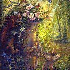 Схема вышивки «Картина Ж. Уолл 2»