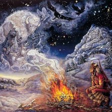 Схема вышивки «Картина Ж. Уолл 3»