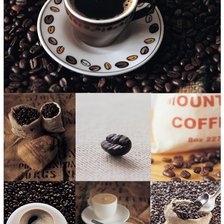 Схема вышивки «Кофе»