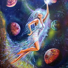 Схема вышивки «Дева»