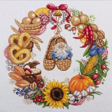 Схема вышивки «Венок на счастье»