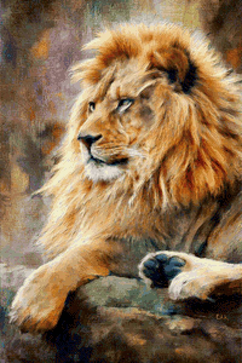 Царь зверей. - лев. животные - предпросмотр