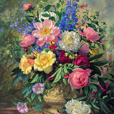 Схема вышивки «Букет»