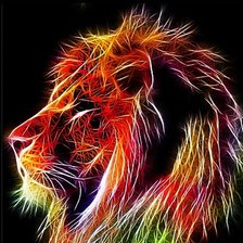 Схема вышивки «Лев»