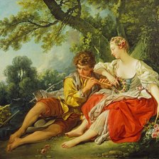 Схема вышивки «Картина Франсуа Буше»