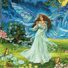 Схема вышивки «Фея веснь»