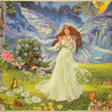 Схема вышивки «Лесната фея»