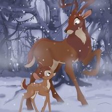 Схема вышивки «mami bambi»