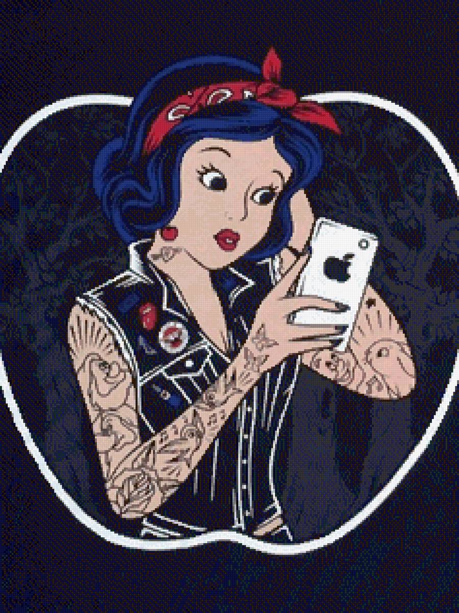 blancanieves y selfie - disney - предпросмотр