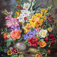 Схема вышивки «Букет»