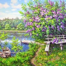 Схема вышивки «Сергей Хананин. Природа»