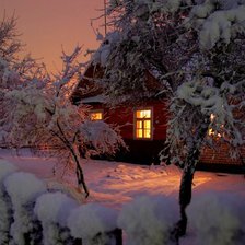 Схема вышивки «вот моя деревня»