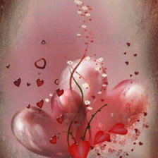 Схема вышивки «Сердца»