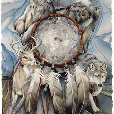 Схема вышивки «Ловец снов»