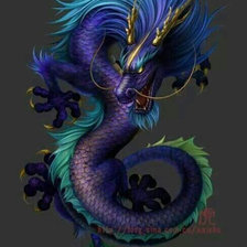 Схема вышивки «Дракон»