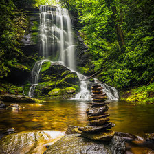 Схема вышивки «vodopad»