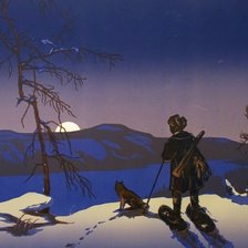 Схема вышивки «Ночь»