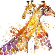 Схема вышивки «Жираф»