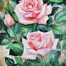 Схема вышивки «Розы»