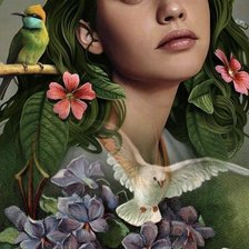 Схема вышивки «Лесная фея»