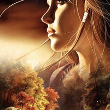 Схема вышивки «Прощальная осень»