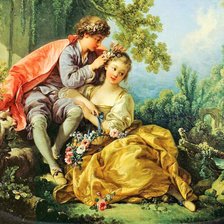 Схема вышивки «Картина Франсуа Буше»