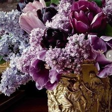 Схема вышивки «Букет цветов»