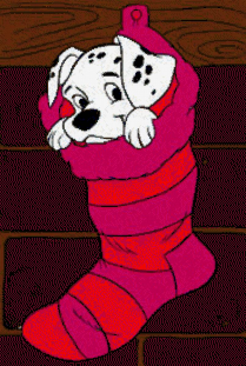 dalmata en el calcetin - disney - предпросмотр