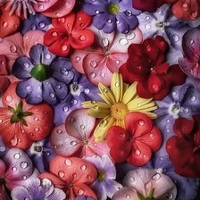 Схема вышивки «Анютки»