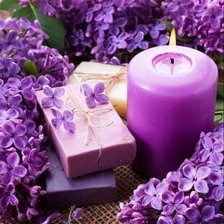 Схема вышивки «Сирень»